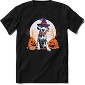 Halloween T-Shirt | Horror Liefhebber Kleding Kado Heren / Dames | Perfect Weerwolf , Monster , Vleermuis en Pompoen Cadeau Shirt | Grappige Zinnen, Spreuken en Teksten | Maat M