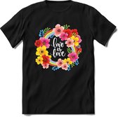 Love is love | Pride T-Shirt Heren - Dames - Unisex | LHBTI / LGBT / Gay / Homo / Lesbi |Cadeau Shirt | Grappige Love is Love Spreuken - Zinnen - Teksten Maat L