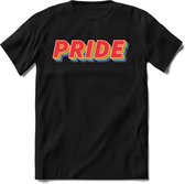 Pride | Pride T-Shirt Heren - Dames - Unisex | LHBTI / LGBT / Gay / Homo / Lesbi |Cadeau Shirt | Grappige Love is Love Spreuken - Zinnen - Teksten Maat M