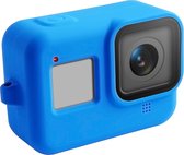 GoPro Hero 8 Hoesje - Mobigear - Classic Serie - Siliconen Hoesje - Blauw - Hoesje Geschikt Voor GoPro Hero 8