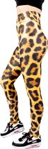 Panterprint Legging van Festivallegging - Panterpret - Maat Highwaist - Comfortabel - Ademend - Zachte Stof