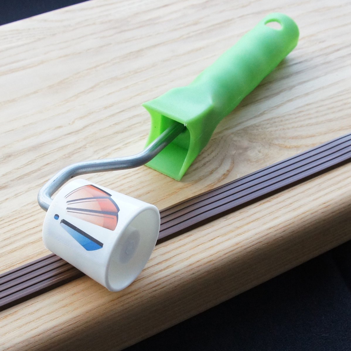 Unistair Trapprofiel Handroller: montagetool voor wegrollen van luchtbellen onder antislip tape
