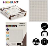pincello-etiketten-zelfklevend-rond-10-mm-papier-1001-stuks