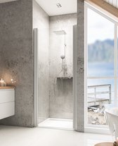 Schulte Garant, douchedeur, draaivouwdeur 2-delig voor een nis, 90x200 cm,  vouwdeur... | bol.com