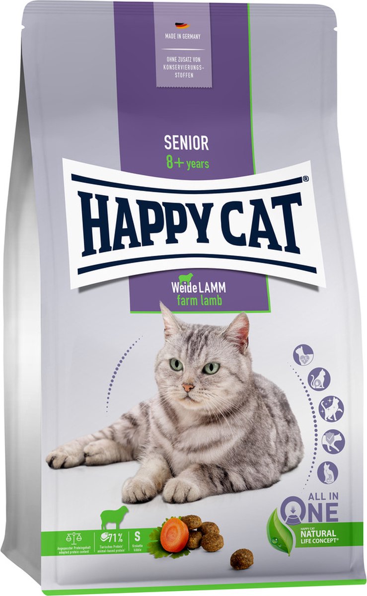 Happy Cat Happy Cat Senior Kattenvoer - Lam - 4 kg