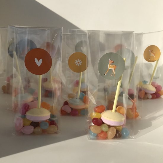 Acheter Petit sac en plastique Transparent pour bonbons, sucettes