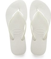 Havaianas Slim Dames Slippers - White - Maat 35/36