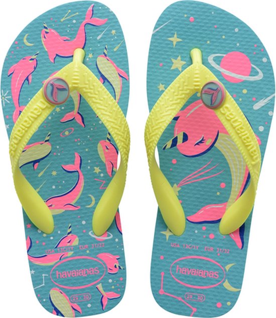 Havaianas Kids Fantasy – Infradito Bambino Blu – Tomaia PVC – Suola Gomma – Spiaggia E Città - 2