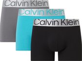 Calvin Klein Heren Boxershort 3-Pack Grijs maat S