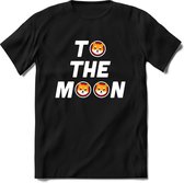 Shiba inu to the moon T-Shirt | Crypto ethereum kleding Kado Heren / Dames | Perfect cryptocurrency munt Cadeau shirt Maat M