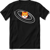 Planet Shiba inu T-Shirt | Crypto ethereum kleding Kado Heren / Dames | Perfect cryptocurrency munt Cadeau shirt Maat L