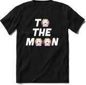To The Moon Saitama T-Shirt | Saitama Inu Wolfpack Crypto Ethereum kleding Kado Heren / Dames | Perfect Cryptocurrency Munt Cadeau Shirt Maat XXL