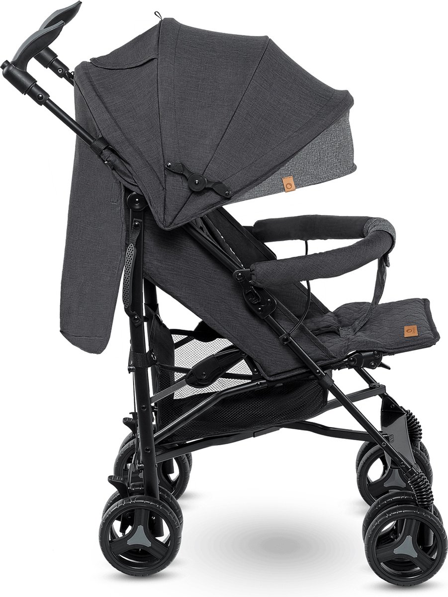 Lionelo Irma - Buggy - Wandelwagen - Duurzame en Lichte 7kg Kinderwagen - Geschikt voor Kinderen tot 15 kg - Geveerde wielen - 360° - van 6 maanden tot 5 jaar - Opbergmand - Verstelbare handgreep - Snel inklapsysteem - Compact formaat - Muskietennet – foto 8