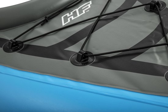 Bestway - Opblaasbare Kayak - Hydro-Force Cove Champion X2 - 2 Persoons - Inclusief Peddels, Stoelen, Handpomp en Vinnen