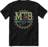 Mountainbike Gear | TSK Studio Mountainbike kleding Sport T-Shirt | Groen | Heren / Dames | Perfect MTB Verjaardag Cadeau Shirt Maat 3XL