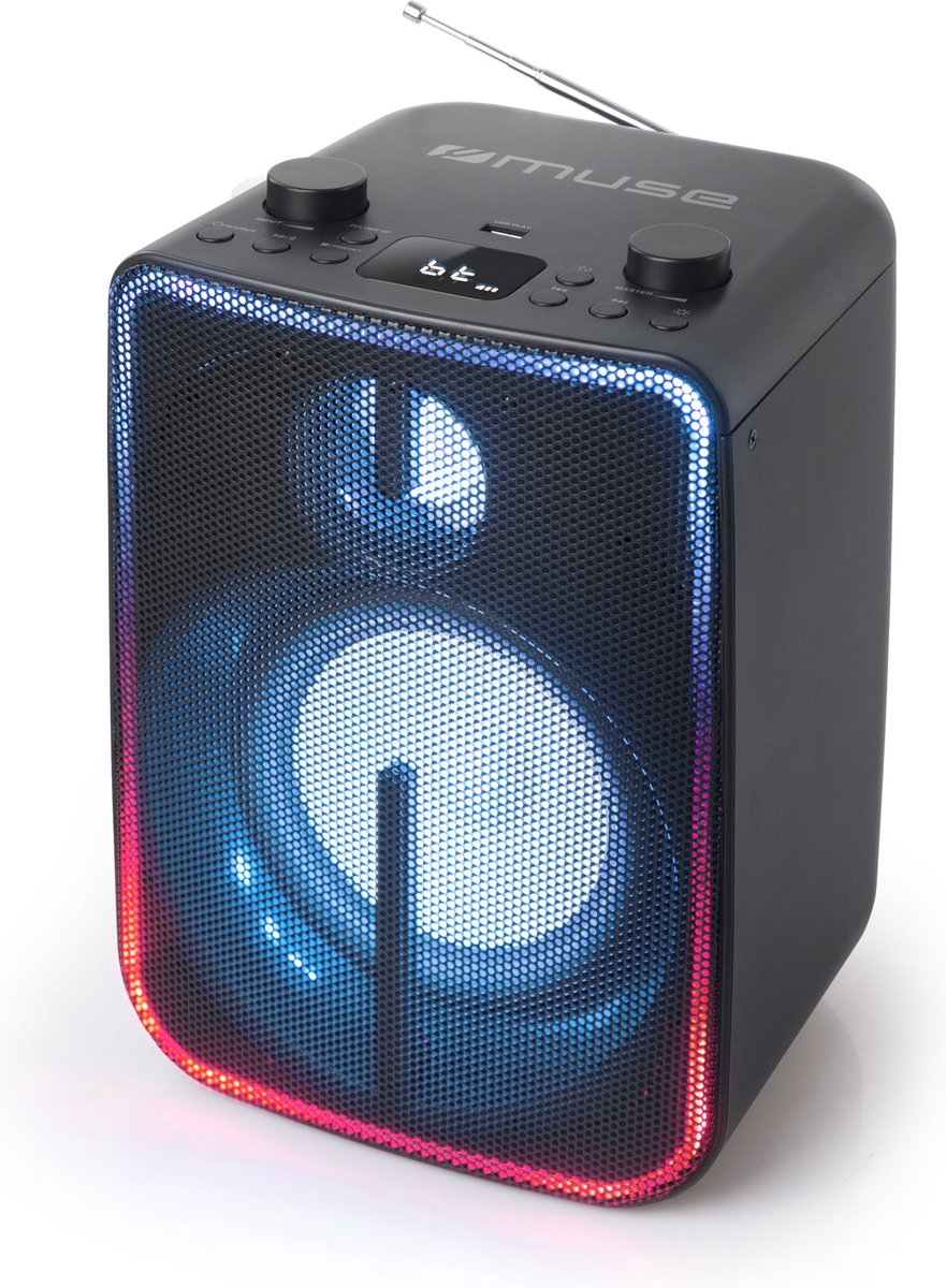Muse M-1802DJ - Bluetooth DJ party speaker met ingebouwde batterij (60 Watt)