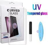 DrPhone Galaxy S22 Ultra Liquid Glass Screenprotector 9H – 0.33MM - UV Full Glue Screenprotector