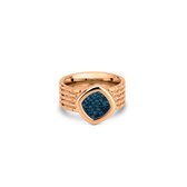 Melano Vivid Blue Sky ring set- rosekleurig - dames - maat 64