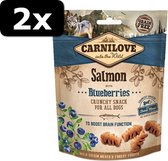 2x CRUNCHY SNACK SALMON/BLUEBERR 200GR