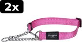 2x FANBELT CHOKER ROZE