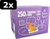 2x EASYPETS PUPPY PADS 58X58CM 250ST