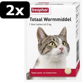 2x BEAPHAR WORMTABL KAT 10ST