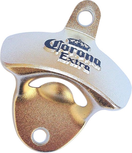 Foto: Corona extra flesopener keukenaccessoires muur bar mancave incl pluggen en schroeven