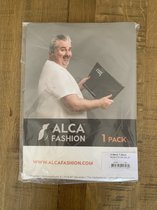 Alca Fashion - heren t-shirt V-hals wit maat 3XL