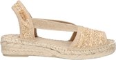 Toni Pons Estel-HK Dames Espadrilles Natural | Beige | Raffia | Maat 39