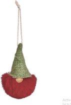moses-kersthanger-kabouter-11-x-7-5-cm-textiel-groen-rood