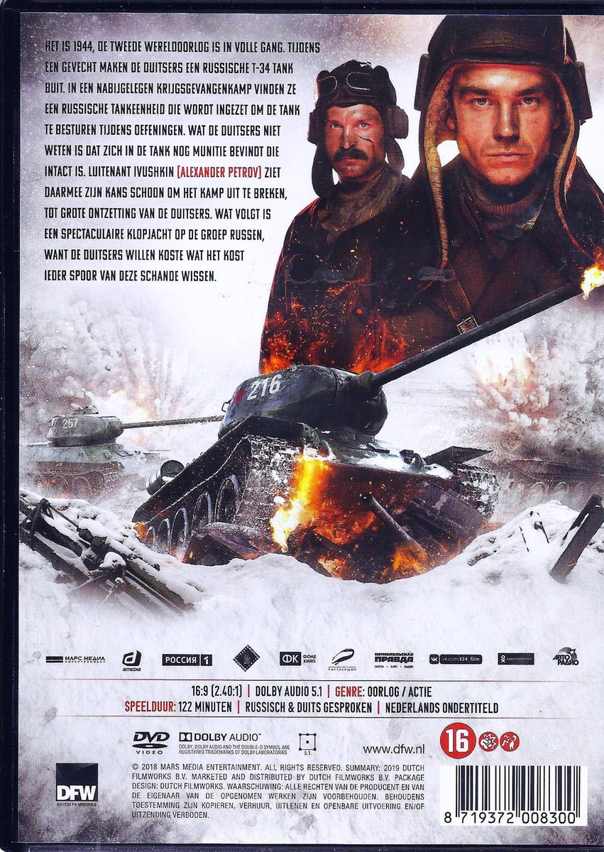 T-34 (DVD) (Dvd), Vinzenz Kiefer | Dvd's | bol.com