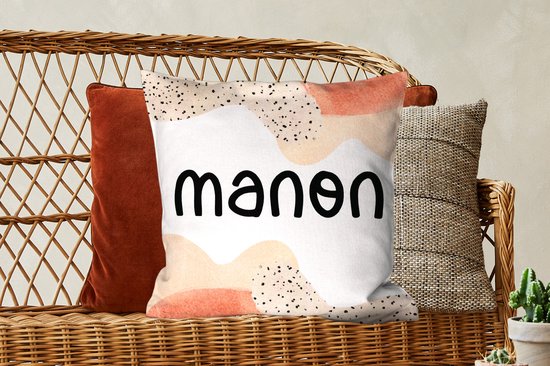 Coussins Coussins décoratifs - Oreillers Salon - 50x50 cm - Manon - Pastel - Fille