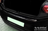Zwart RVS Achterbumperprotector passend voor Volkswagen ID.3 2020- 'Ribs'