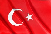 Turkse vlag | 200 x 100 cm | Vlag Turkije | Vlag met Koord en Lus | Gevelvlag