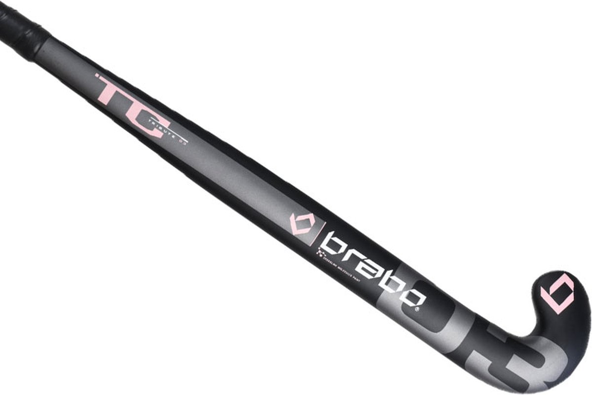 Brabo Tribute03 Aqua Hockeystick Junior Meisjes - Black/Pink - 32 Inch
