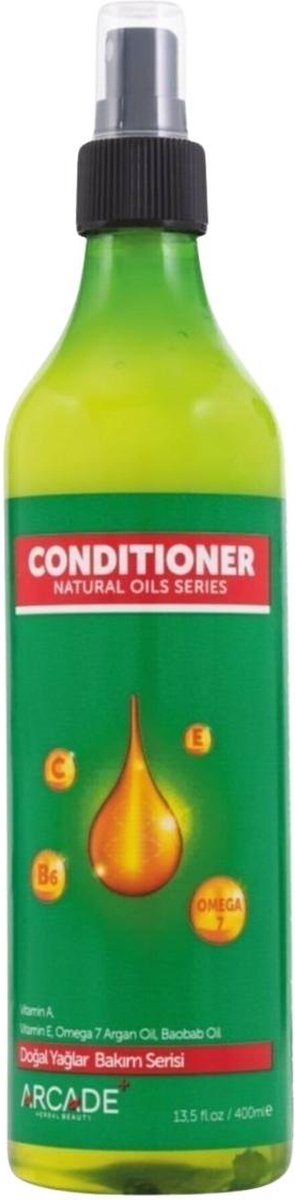 Arcade Natural Oils Series Leave-in Conditioner met Argan en Baobab – 400 ml