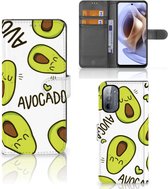 Coque pour téléphone portable Motorola Moto G31 | G41 Bookcase mobile Valentine Gift Cheveux Avocado Singing