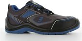 Safety Jogger Flow Laag S1P - Zwart/Blauw - 37