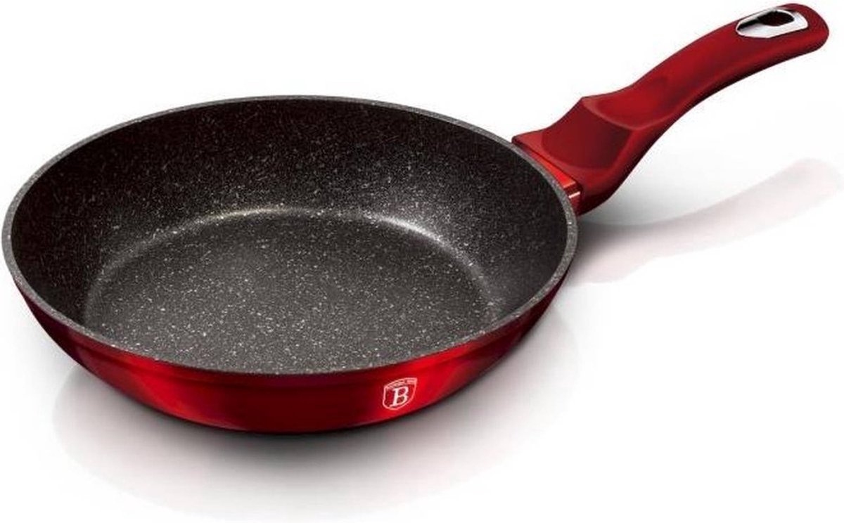 Top Choice - Koekenpan - 24 Cm - Aluminium - Rood