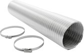 WEHA compactslang aluminium 100mm x 2,5m incl 2 slangklemmen (20200351)