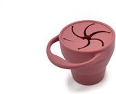 Baby snack cup - wild rose - Inklapbaar - Siliconen - Duurzaam - Baby - Peuter - Dreumes - Servies - Babyeetset - Onderweg