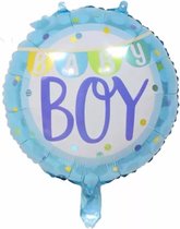 Baby boy slinger folie ballon blauw- geboorte-