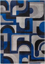 Vloerkleed Louis de Poortere Module Nuance Weimar Blue 9207 Vloerkleed - 170x240  -  -  Tapijt -  -