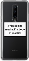 Case Company® - OnePlus 7 Pro hoesje - I'm dope - Soft Cover Telefoonhoesje - Bescherming aan alle Kanten en Schermrand