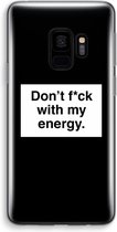 Case Company® - Samsung Galaxy S9 hoesje - My energy - Soft Cover Telefoonhoesje - Bescherming aan alle Kanten en Schermrand
