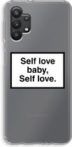 Case Company® - Samsung Galaxy A32 5G hoesje - Self love - Soft Cover Telefoonhoesje - Bescherming aan alle Kanten en Schermrand