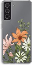 Case Company® - Samsung Galaxy S21 FE hoesje - Floral bouquet - Soft Cover Telefoonhoesje - Bescherming aan alle Kanten en Schermrand