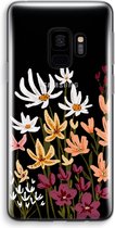 Case Company® - Samsung Galaxy S9 hoesje - Painted wildflowers - Soft Cover Telefoonhoesje - Bescherming aan alle Kanten en Schermrand