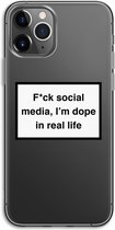 Case Company® - iPhone 11 Pro hoesje - I'm dope - Soft Cover Telefoonhoesje - Bescherming aan alle Kanten en Schermrand