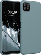 kwmobile telefoonhoesje voor Samsung Galaxy A22 5G - Hoesje voor smartphone - Back cover in Arctische nacht